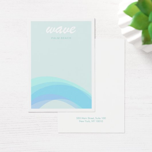 アクアブルー航海のウェーブ (デスク)