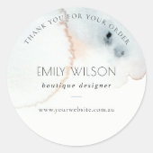 アクアブルー金ゴールドご注文Webサイト ラウンドシール (正面)