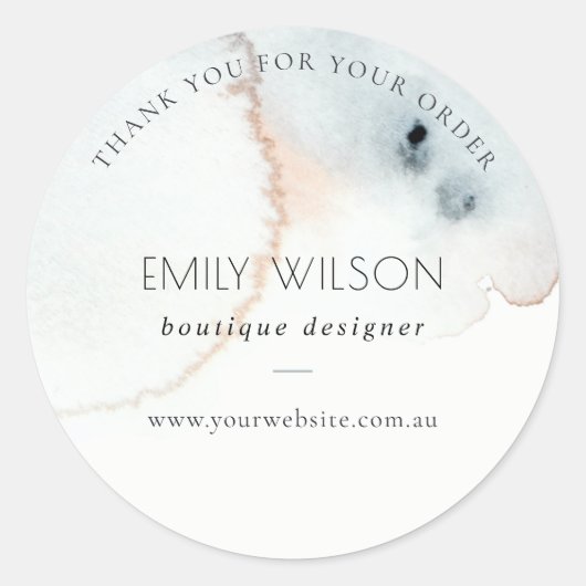 アクアブルー金ゴールドご注文Webサイト ラウンドシール (正面)