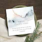 アクアブルー金ゴールドビーチご注文ありがとうございます スクエア名刺