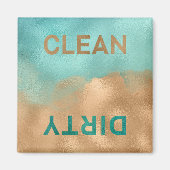 アクアブルー銅箔クリーン汚れ食洗機 マグネット (正面)