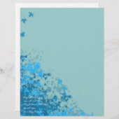 アクアブルー離れのレターヘッド レターヘッド (正面/裏面)