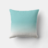 アクアブルー2021色人気があるグラデーション クッション (裏面)