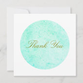 アクアブルー・アーティスティック・サンキュー サンキューカード (正面)
