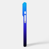 アクアブルー+インディゴ+ブラックオンブレ Case-Mate iPhoneケース (裏面 / 左)