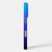 アクアブルー+インディゴ+ブラックオンブレ Case-Mate iPhoneケース (裏面 / 右)