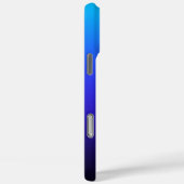 アクアブルー+インディゴ+ブラックオンブレ Case-Mate iPhoneケース (裏面 / 右)