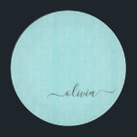 アクアブルー ティール モダン スクリプト ガーリー モノグラム ネーム カッティングボード<br><div class="desc">アクアブルー ティール シンプル スクリプト モノグラム ネーム カッティングボード。豪華で洗練されたスタイルを愛する人への、卒業式、誕生日、結婚式、結婚前のお祝い、結婚記念日、ベビーシャワー、女友達とのパーティーのギフトに最適です。</div>