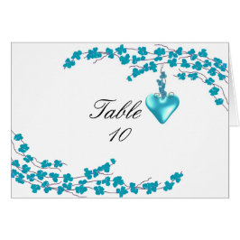 アクアブロッサムとハートテーブルの座席番号