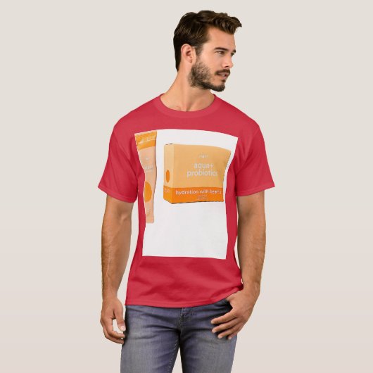 アクアプラスバイモアラボ経口補水液 Tシャツ (正面フル)