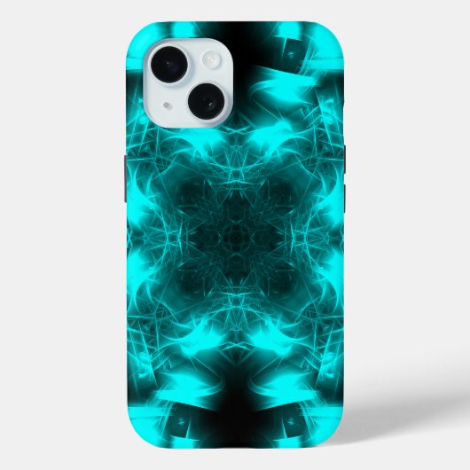 アクアプラズマシンメトリー フラクタルアート Case-Mate iPhoneケース (裏面)