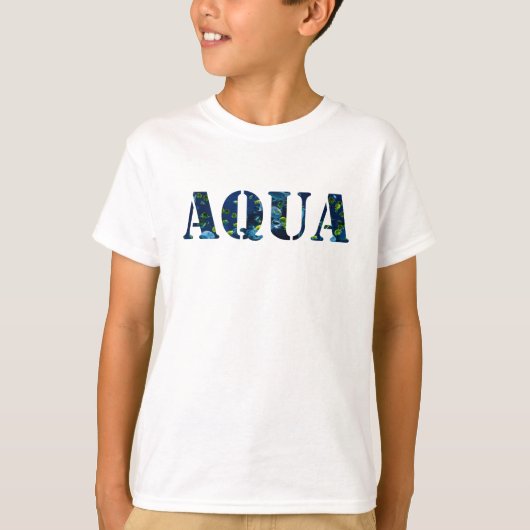 アクアプラネット水族館の魚 Tシャツ (正面)