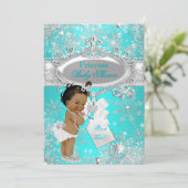 アクアプリンセスウィンターワンダーランドベビーシャワーエスニック 招待状 (スタンド正面)