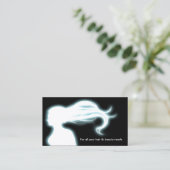 アクアヘアサロン名刺 名刺 (スタンド正面)