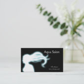 アクアヘアサロン名刺 名刺 (スタンド正面)