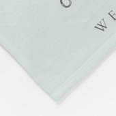 アクアベアバルーンボーズモノグラムベビーマイルストーン フリースブランケット (角)