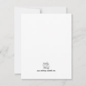 アクアベビーの発表カード 案内状 (裏面)