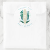 アクアベビーオンボードサンキュークラシックラウンドステッカー ラウンドシール (バッグ)