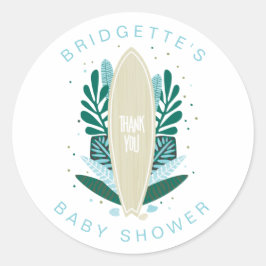 アクアベビーオンボードサンキュークラシックラウンドステッカー ラウンドシール