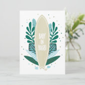 アクアベビーオンボードベビーシャワー招待状 招待状 (スタンド正面)