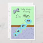 アクアベビーバード 招待状 (正面/裏面)