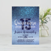 アクアベビーブルートリプルグリッターキンセグラデーションーニャ 招待状 (スタンド正面)