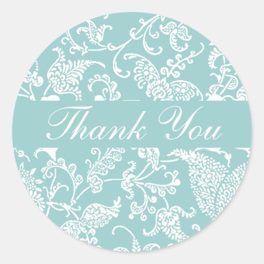 アクアペイズリーサンキュー ラウンドシール (正面)
