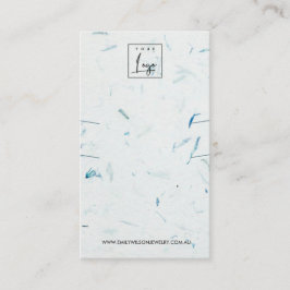 アクアペタル手作り紙ロングネックレスディスプレイ 名刺