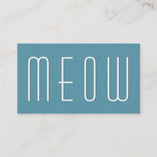 アクアペットケア事業シンプルスタイルV63F 名刺 (正面)