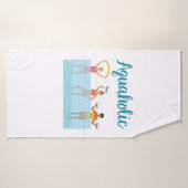 アクアホリック水エアロビクス水流ビクス女性 バスタオル