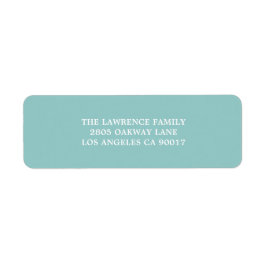 アクアホワイトアドレス ラベル