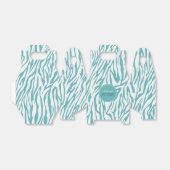 アクアホワイトゼブラプリント フェイバーボックス (折り畳みなし)