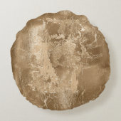 アクアホワイト金ゴールドスネークプリント ラウンドクッション (裏面)