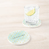 アクアホワイト金ゴールドトロピカルグラムパイナップル コースター (側面)