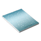 アクアホワグラデーションイト《写真》ぼけ味紙吹雪 ノートパッド (アングル)