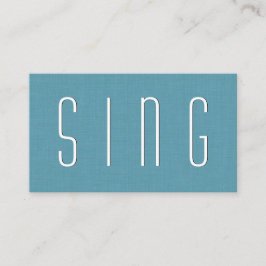 アクアボイス先生シンプルスタイルV38B 名刺