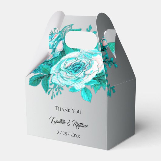 アクアボタニカルシルバー結婚ズバラ フェイバーボックス (正面サイド)