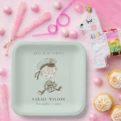 アクアボーイズリトル航海のセーラーニーエイジ誕生日 ペーパープレート (パーティー)