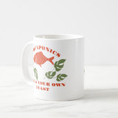 アクアポニクスが自分の饗宴を育てる コーヒーマグカップ (正面左)