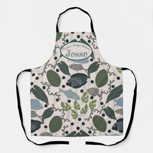 アクアポニクスハーブ エプロン (正面)