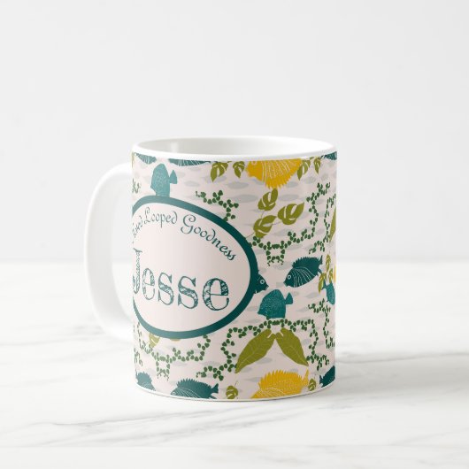 アクアポニクス引用文マグ | 感動的エコフレンドリー コーヒーマグカップ (正面左)