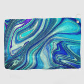 アクアマエレガントリンパウアレインボーシインスパイアェル ゴルフタオル (横)