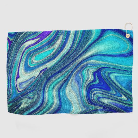 アクアマエレガントリンパウアレインボーシインスパイアェル ゴルフタオル (横)