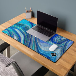 アクアマエレガントリンパウアレインボーシインスパイアェル デスクマット