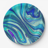 アクアマエレガントリンパウアレインボーシインスパイアェル ペーパープレート (正面)