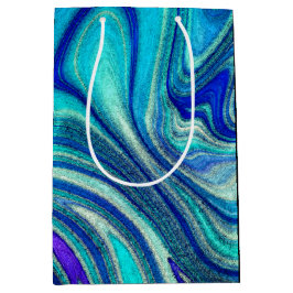 アクアマエレガントリンパウアレインボーシインスパイアェル ミディアムペーパーバッグ