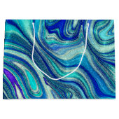 アクアマエレガントリンパウアレインボーシインスパイアェル ラージペーパーバッグ (正面)