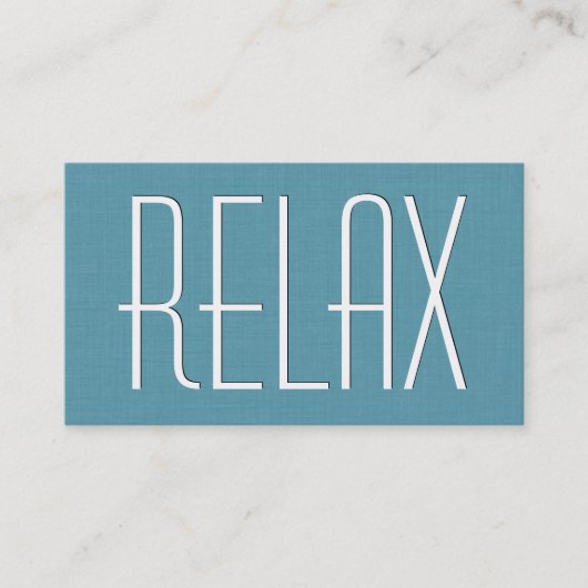 アクアマッサーシンプルジテーマスタイルV63F 名刺 (正面)