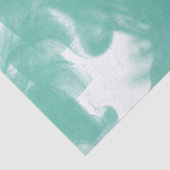 アクアマリンが白いデコパージュににじむ 薄葉紙 (詳細)