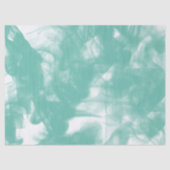 アクアマリンが白いデコパージュににじむ 薄葉紙 (正面)